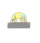 @Bobbed Hair Girl！（個別スタンプ：14）