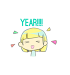 @Bobbed Hair Girl！（個別スタンプ：17）