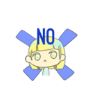 @Bobbed Hair Girl！（個別スタンプ：18）