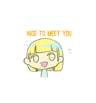 @Bobbed Hair Girl！（個別スタンプ：20）