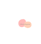 simple paint pastel（個別スタンプ：3）