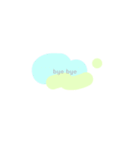 simple paint pastel（個別スタンプ：7）