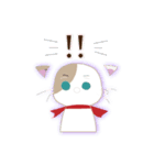 ぴかぴかにゃんこ（個別スタンプ：3）