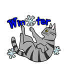 表現豊かな猫達inWinter（個別スタンプ：40）