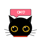 black cat tete 日常会話編 2（個別スタンプ：6）
