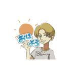 Ai$赤信号でもワタル(イラスト)（個別スタンプ：1）