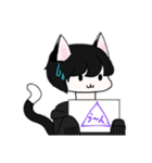 猫耳っ子のスタンプ（個別スタンプ：8）