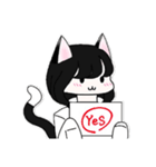 猫耳っ子のスタンプ（個別スタンプ：16）