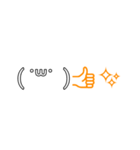 色々顔文字スタンプ第3弾（個別スタンプ：1）