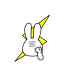 ウサギでして。（個別スタンプ：3）