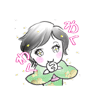 着物のすなおちゃん（個別スタンプ：2）