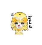 カラフル女子高生すたんぷ（個別スタンプ：3）