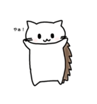 ハリ猫ズミのもちまろくん（個別スタンプ：1）