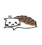 ハリ猫ズミのもちまろくん（個別スタンプ：3）