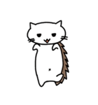 ハリ猫ズミのもちまろくん（個別スタンプ：4）