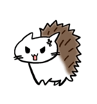 ハリ猫ズミのもちまろくん（個別スタンプ：5）