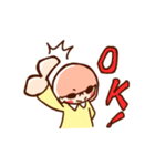ゆるい手描き女の子のスタンプ（個別スタンプ：2）