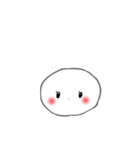 まっしろなまるちゃん。（個別スタンプ：2）