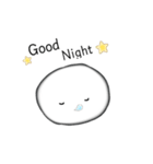 まっしろなまるちゃん。（個別スタンプ：8）