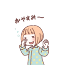 おかっぱ女の子のゆるスタンプ（個別スタンプ：23）