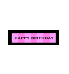 Happy Birthday by YB（個別スタンプ：4）