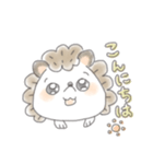 ハリネズミのニシマル【敬語・日常会話】（個別スタンプ：1）