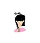 黒髪の少女達（個別スタンプ：16）