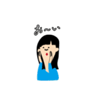黒髪の少女達（個別スタンプ：18）