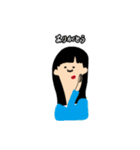 黒髪の少女達（個別スタンプ：32）