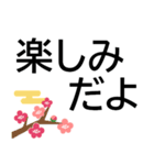 縁起が良い明るい和柄★でか字で読みやすい（個別スタンプ：22）