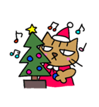 キジトラ猫のぴー助さん☆Xmas ver.（個別スタンプ：5）