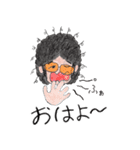 人間椅子メンバー手書きラインスタンプ（個別スタンプ：17）
