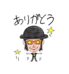 人間椅子メンバー手書きラインスタンプ（個別スタンプ：22）