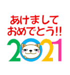 大きい文字の猫好きスタンプ 冬編 年賀状等（個別スタンプ：29）