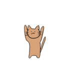 茶色のねこのすたんぷ（個別スタンプ：2）