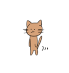 茶色のねこのすたんぷ（個別スタンプ：6）