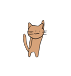 茶色のねこのすたんぷ（個別スタンプ：7）