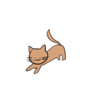 茶色のねこのすたんぷ（個別スタンプ：9）