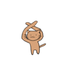 茶色のねこのすたんぷ（個別スタンプ：11）