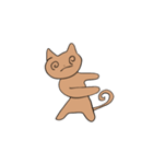 茶色のねこのすたんぷ（個別スタンプ：18）