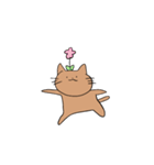 茶色のねこのすたんぷ（個別スタンプ：22）