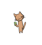 茶色のねこのすたんぷ（個別スタンプ：23）