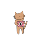 茶色のねこのすたんぷ（個別スタンプ：26）