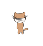 茶色のねこのすたんぷ（個別スタンプ：27）