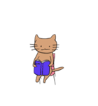 茶色のねこのすたんぷ（個別スタンプ：28）