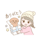 ぱすてるこいぬとおんなのこ2（個別スタンプ：1）