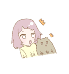 ぱすてるこいぬとおんなのこ2（個別スタンプ：8）