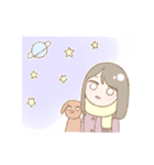 ぱすてるこいぬとおんなのこ2（個別スタンプ：15）