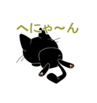 紳士な黒猫ドリル（個別スタンプ：14）
