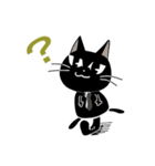紳士な黒猫ドリル（個別スタンプ：17）